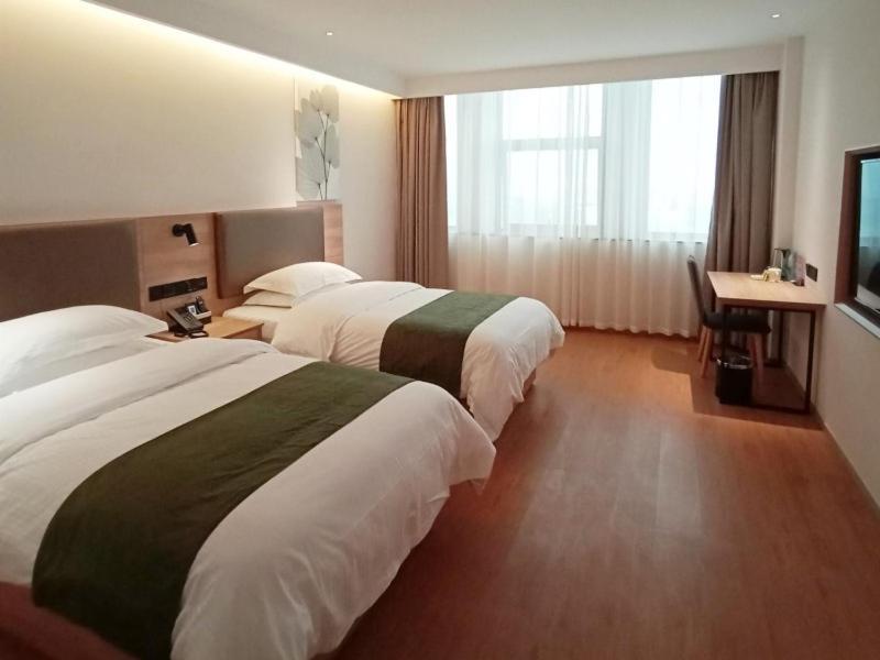 Greentree Inn Jiujiang Railway Station Business Hotel Buitenkant foto