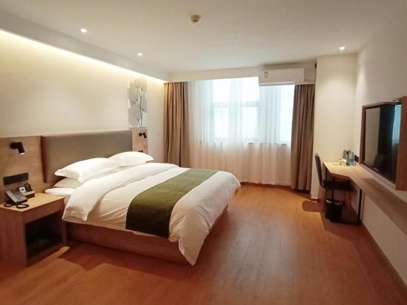 Greentree Inn Jiujiang Railway Station Business Hotel Buitenkant foto